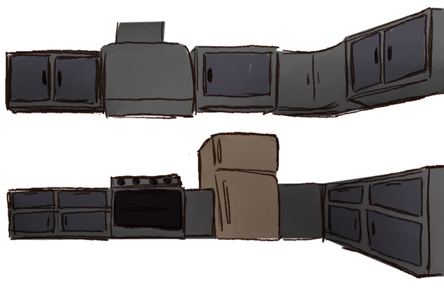 Kitchen area (right)