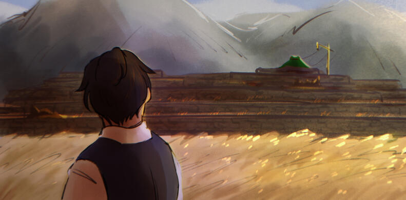 Player noticing Frog enemy